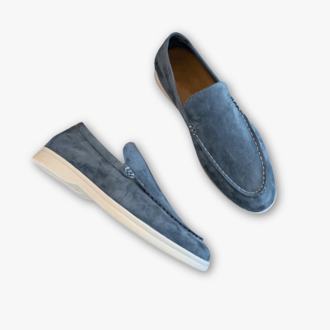 Theo | Men’s Black Loafers Classic Slip-On Style for Everyday Comfort-1