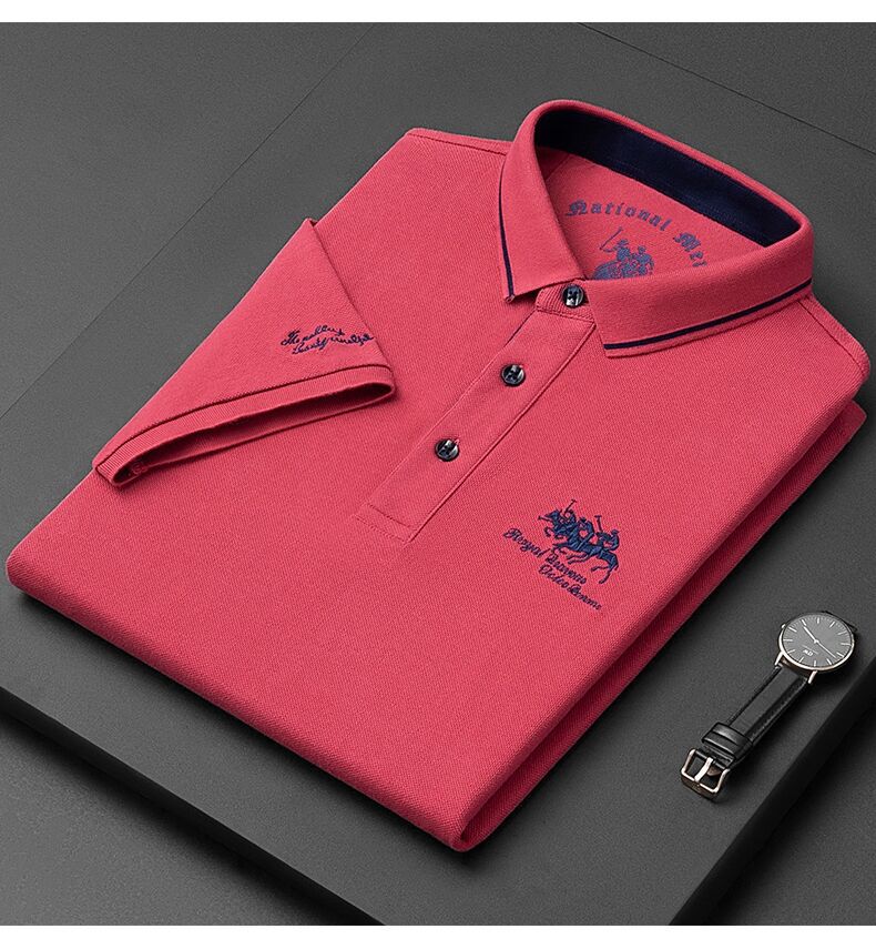 Marvin - Men’s Long Sleeve Polo Shirt in Breathable Fabric-5